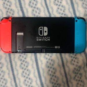 Nintendo switch Red neon and blue neon, Great condition.